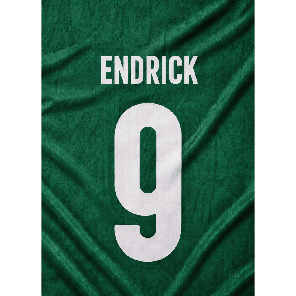 Quadro - Endrick (Palmeiras) - placar | creative studio