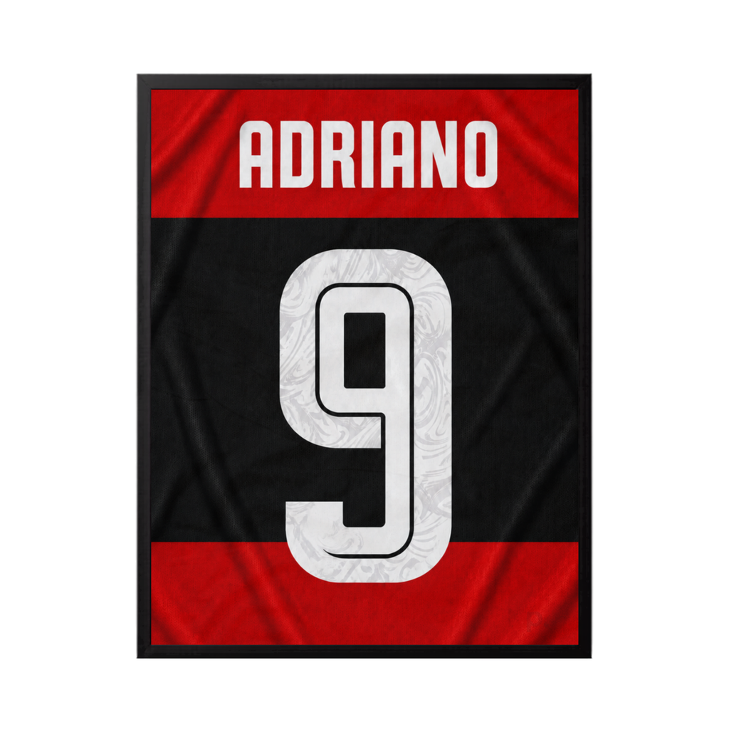Quadro - Adriano (Flamengo) - placar | creative studio