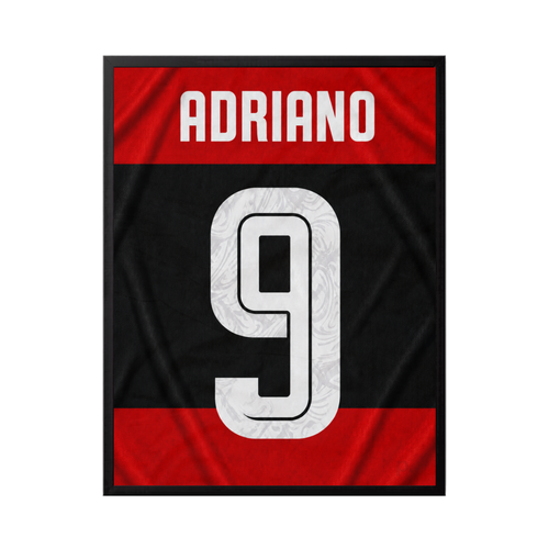 Quadro - Adriano (Flamengo) - placar | creative studio