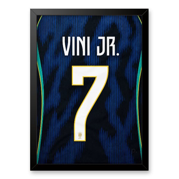 Quadro - Camisa Brasil 2 - Vini Jr. (7) - placar | creative studio