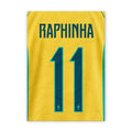Quadro - Camisa Brasil 1 - Raphinha (11) - placar | creative studio