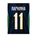 Quadro - Camisa Brasil 2 - Raphinha (11) - placar | creative studio