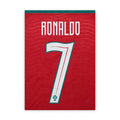 Quadro - Camisa Portugal - Cristiano Ronaldo (7) - placar | creative studio