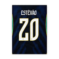 Quadro - Camisa Brasil - Estevão (20) - placar | creative studio