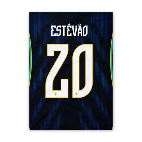 Quadro - Camisa Brasil - Estevão (20) - placar | creative studio