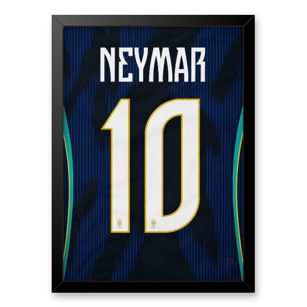 Quadro - Camisa Brasil - Neymar (10) - placar | creative studio