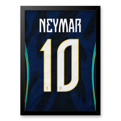 Quadro - Camisa Brasil - Neymar (10) - placar | creative studio