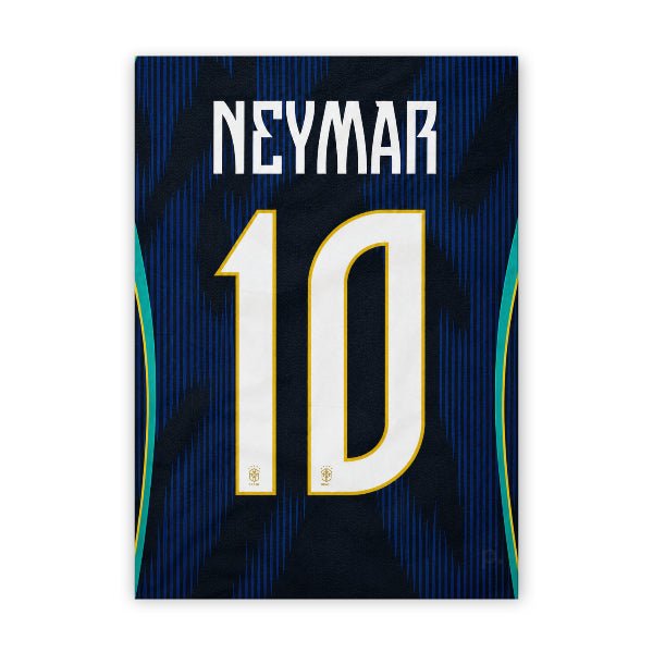 Quadro - Camisa Brasil - Neymar (10) - placar | creative studio