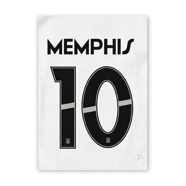 Quadro - Camisa Corinthians - Memphis Depay - placar | creative studio