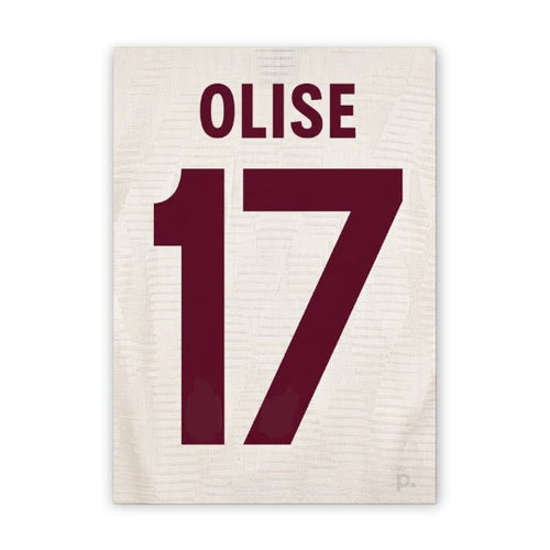 Quadro - Camisa Bayern de Munich - Michael Olise (17) - placar | creative studio