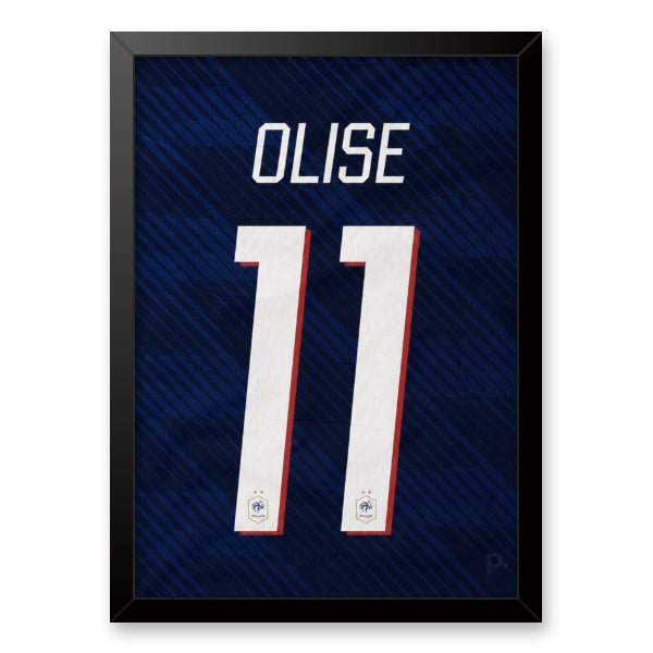 Quadro - Camisa da França - Olise (11) - placar | creative studio