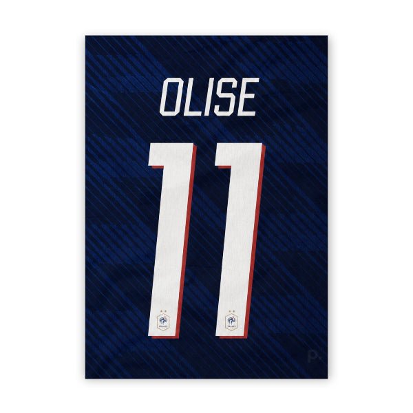 Quadro - Camisa da França - Olise (11) - placar | creative studio