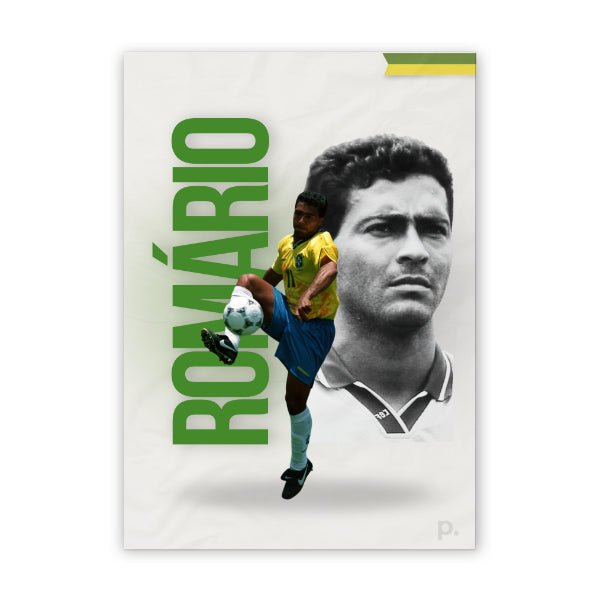 Quadro - Romário (Coleção Ídolos) - placar | creative studio