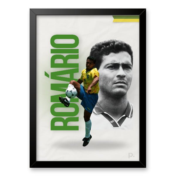 Quadro - Romário (Coleção Ídolos) - placar | creative studio