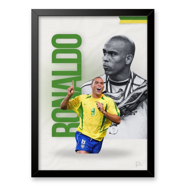 Quadro - Ronaldo Fenômeno (Coleção Ídolos) - placar | creative studio