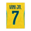 Quadro - Camisa Brasil 1 - Vini Jr. (7) - placar | creative studio