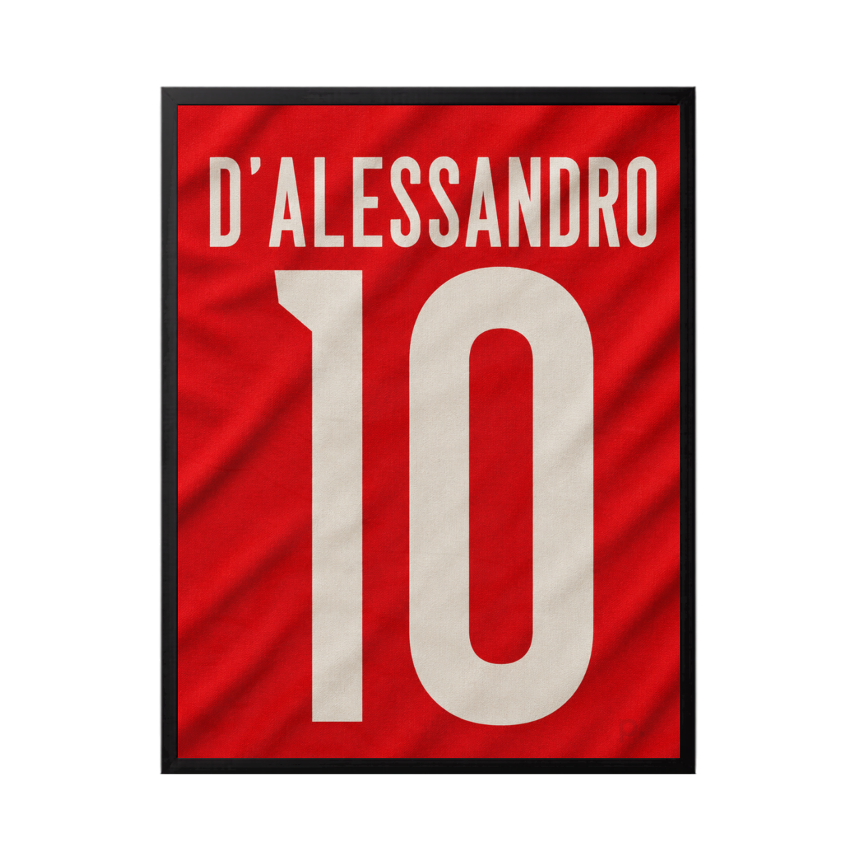 Quadro - D'Alessandro (Internacional) - placar | creative studio