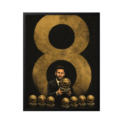 LIONEL MESSI - 8 BOLAS DE OURO - placar | creative studio